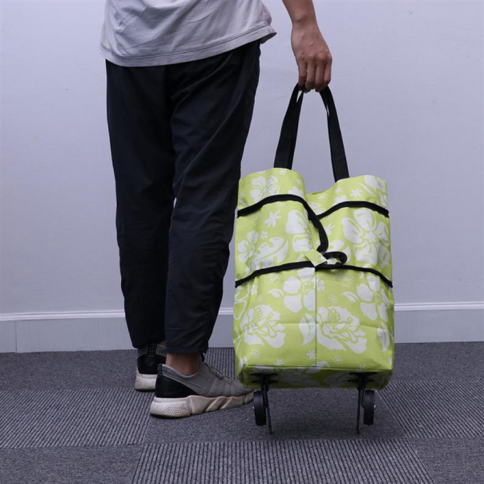 عربة تسوق قابلة للطي مع عجلات(حجم صغير). - الصورة 4