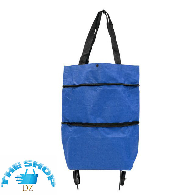 عربة تسوق قابلة للطي مع عجلات(حجم صغير). - الصورة 5